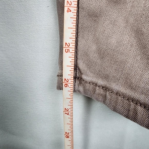 NWT PISTOLA Hunter Light Brown Cargo Moto Ankle Zip Stretch Skinny Jeans Size 33 - Picture 6 of 6